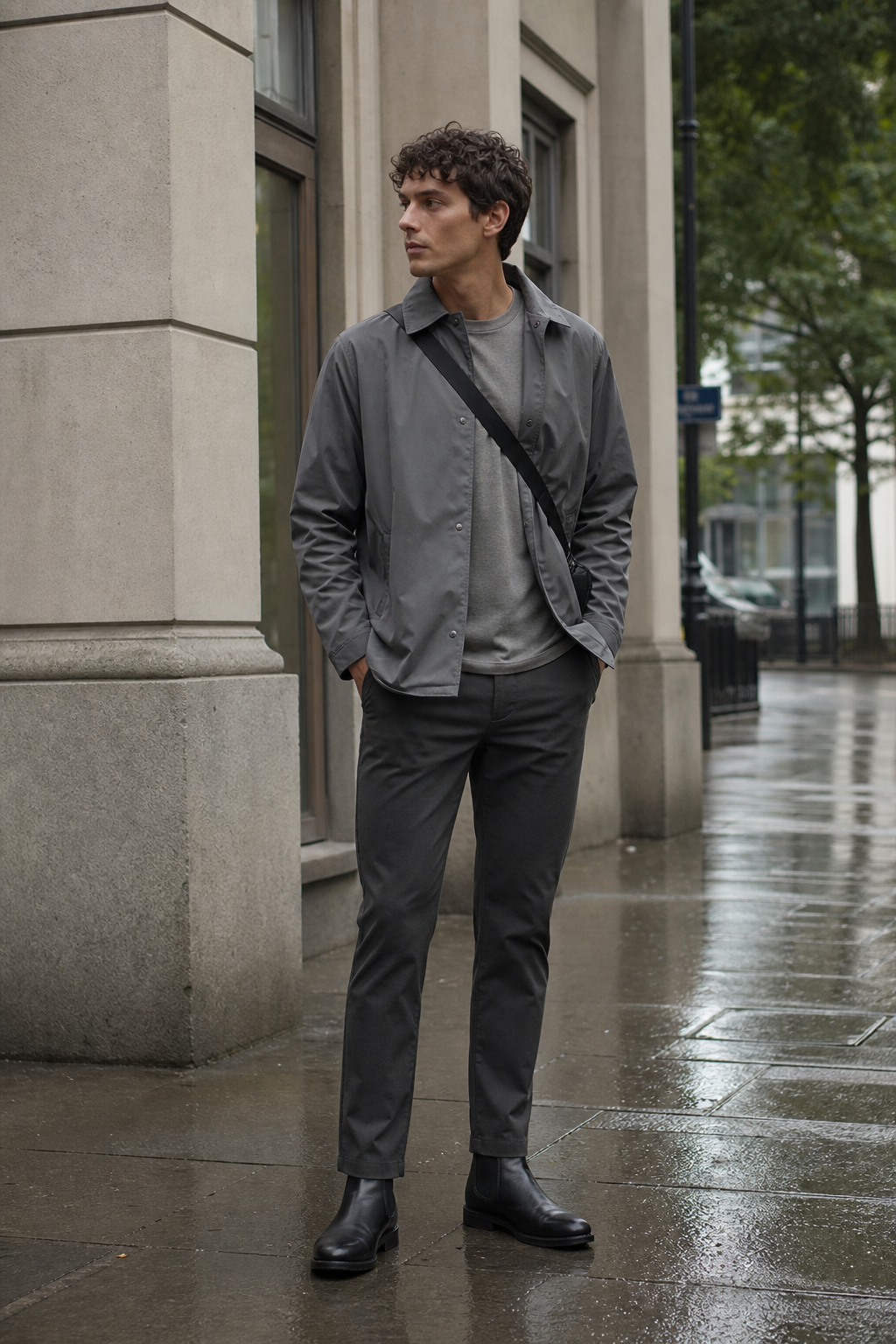 Grey Overshirt