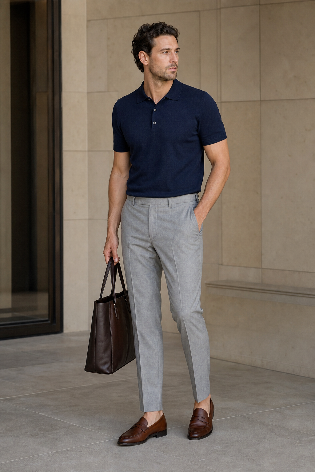 Knit Polo Desk