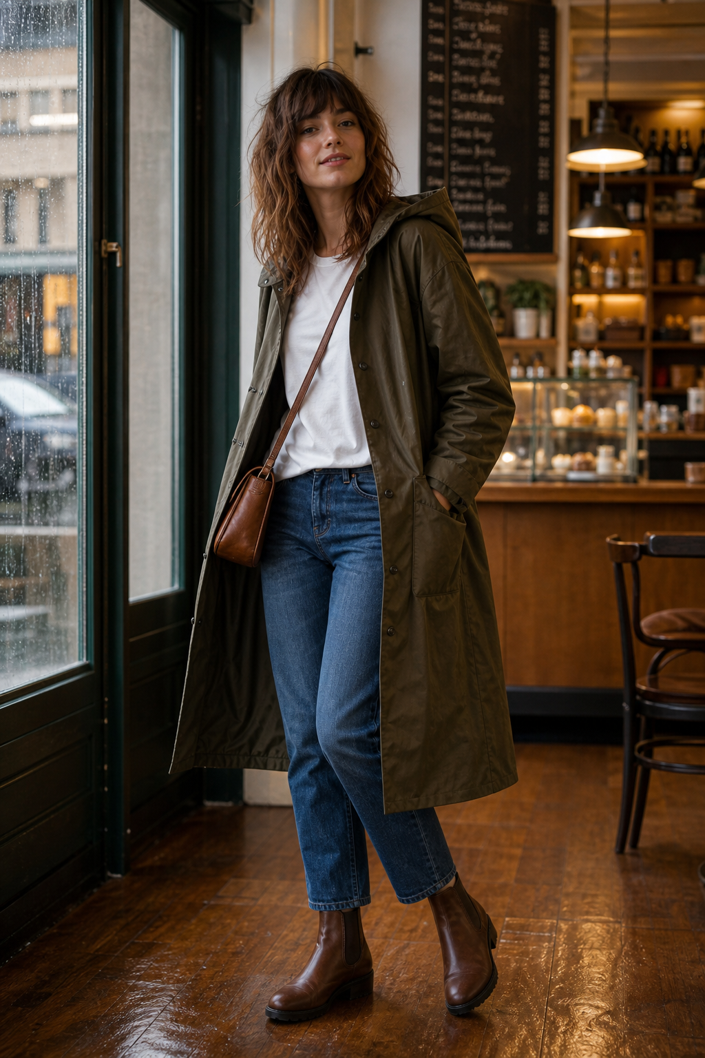 Jeans and Coat