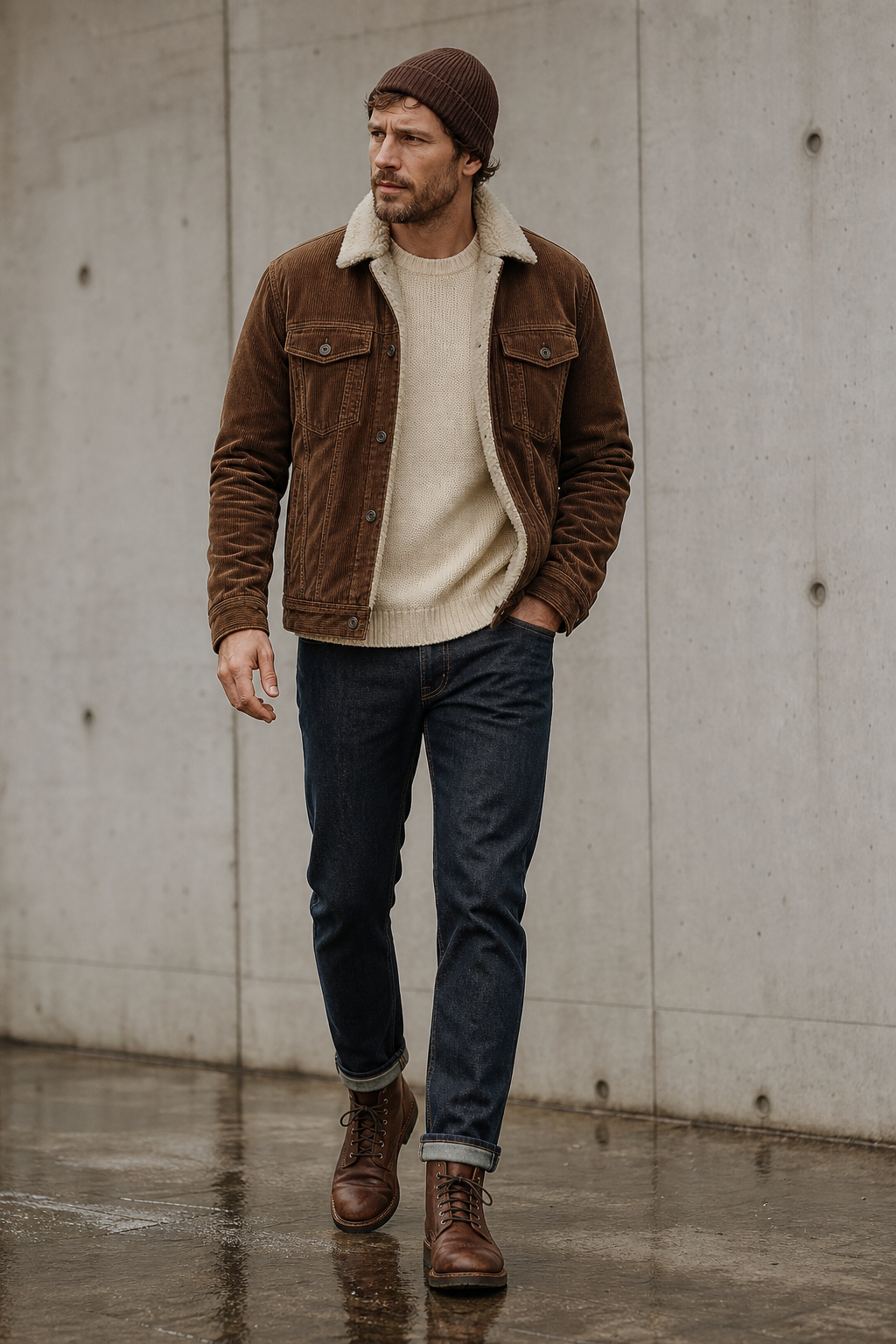 Corduroy Trucker