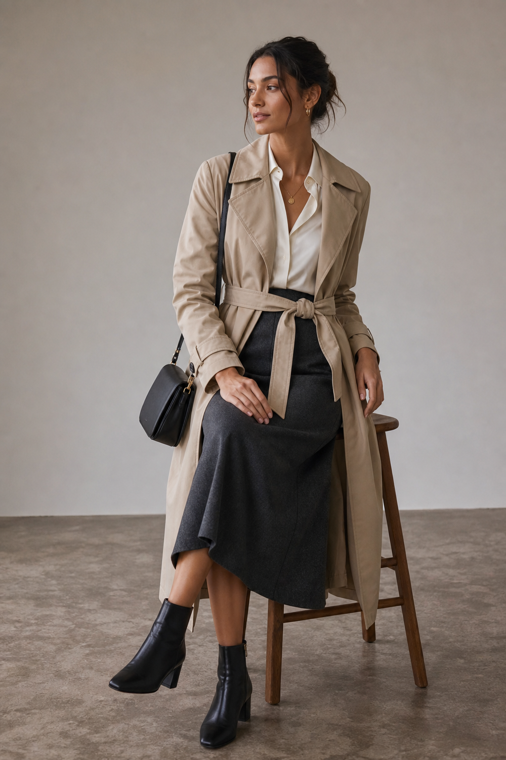 Belted Trench