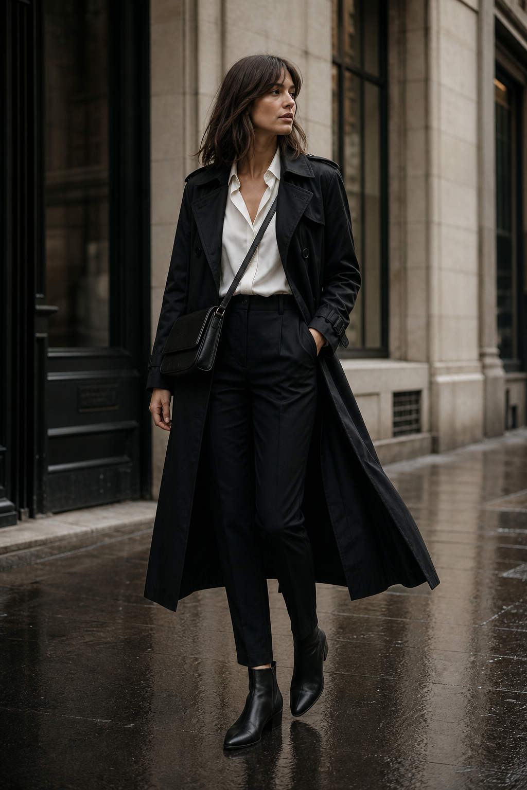 Black Trench Desk
