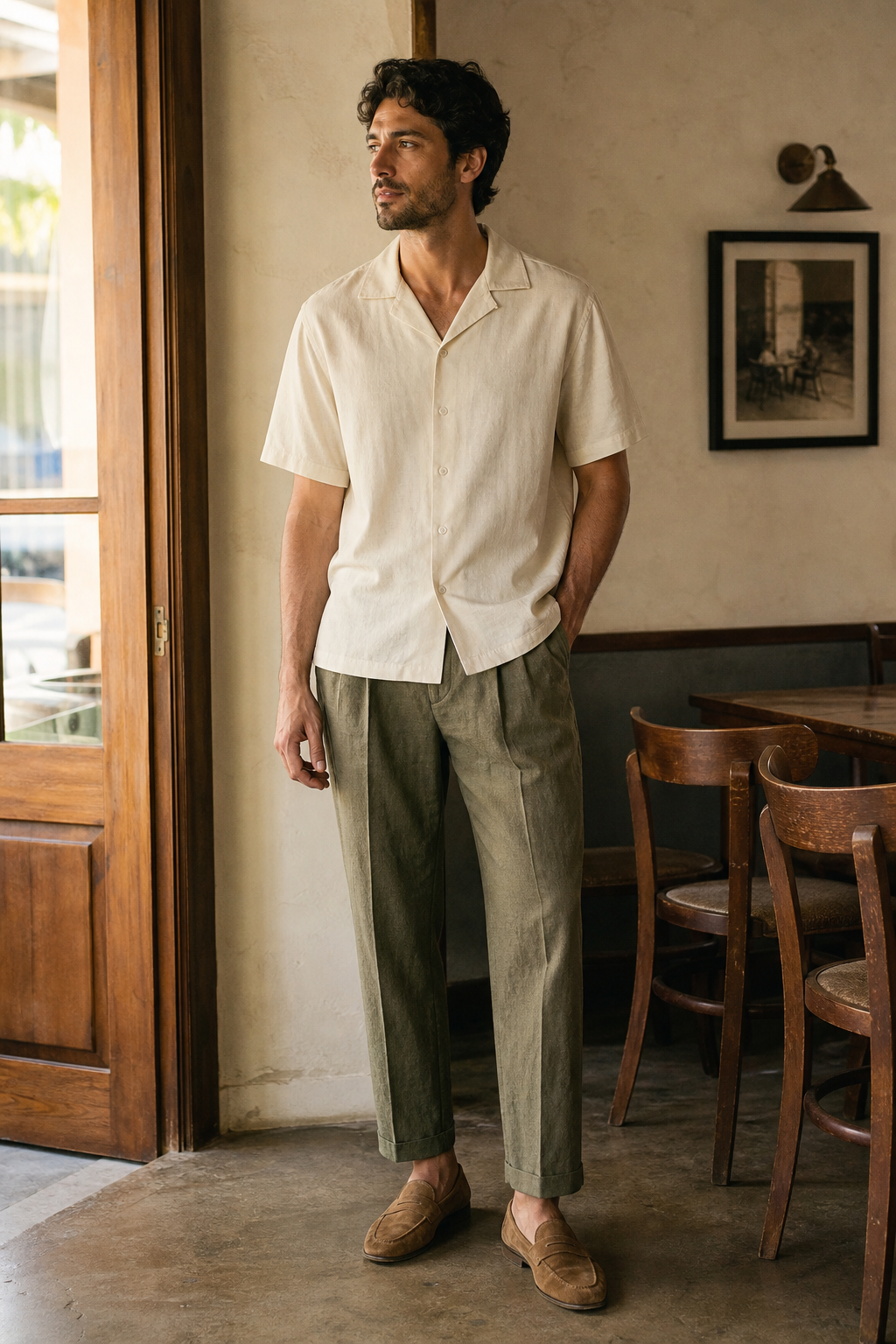 Camp Collar Linen