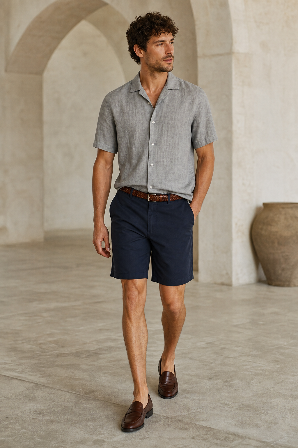 Linen Smart Short