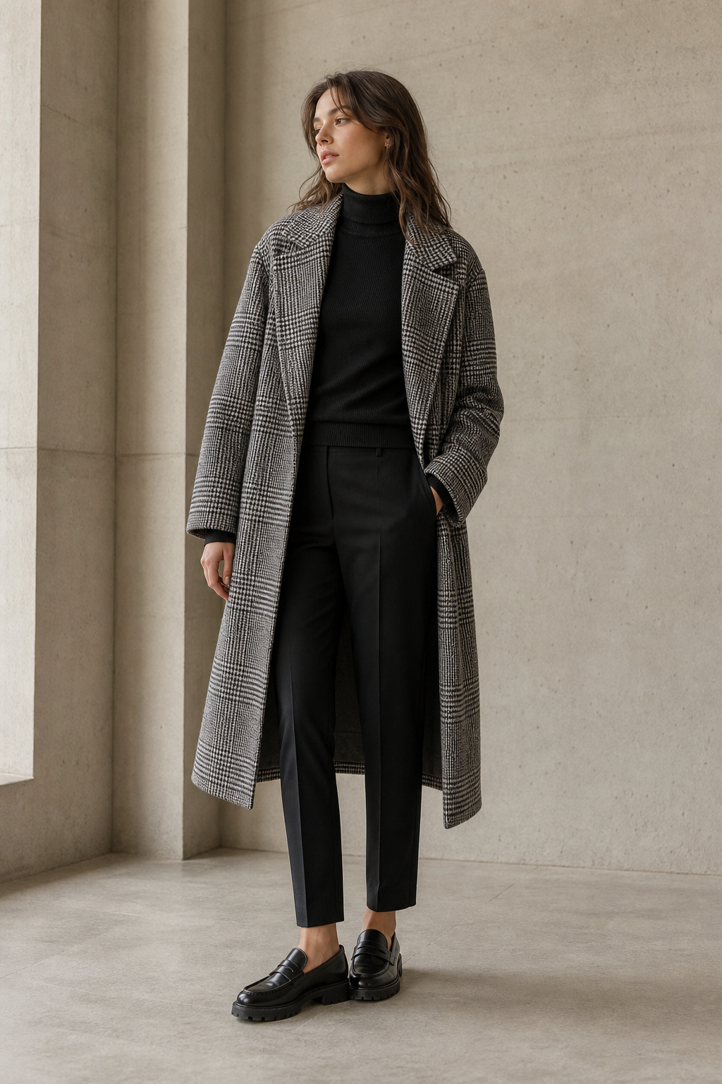 Plaid Coat