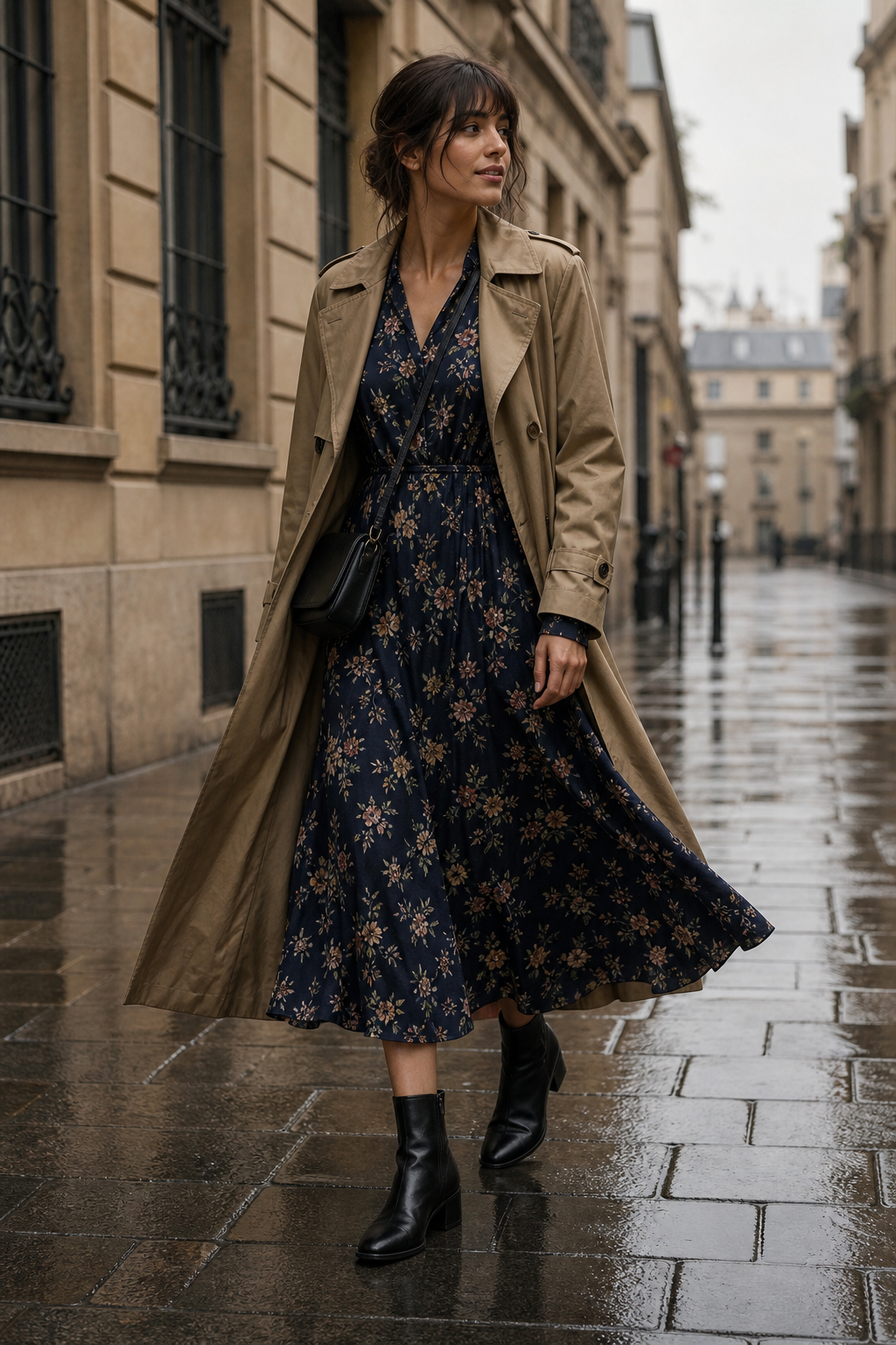 Floral and Trench