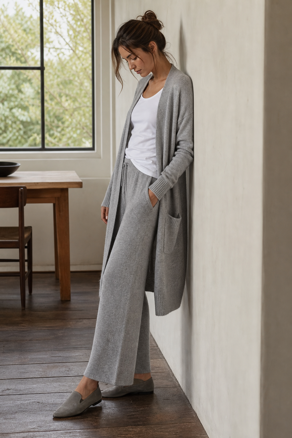 Grey Knit Lounge