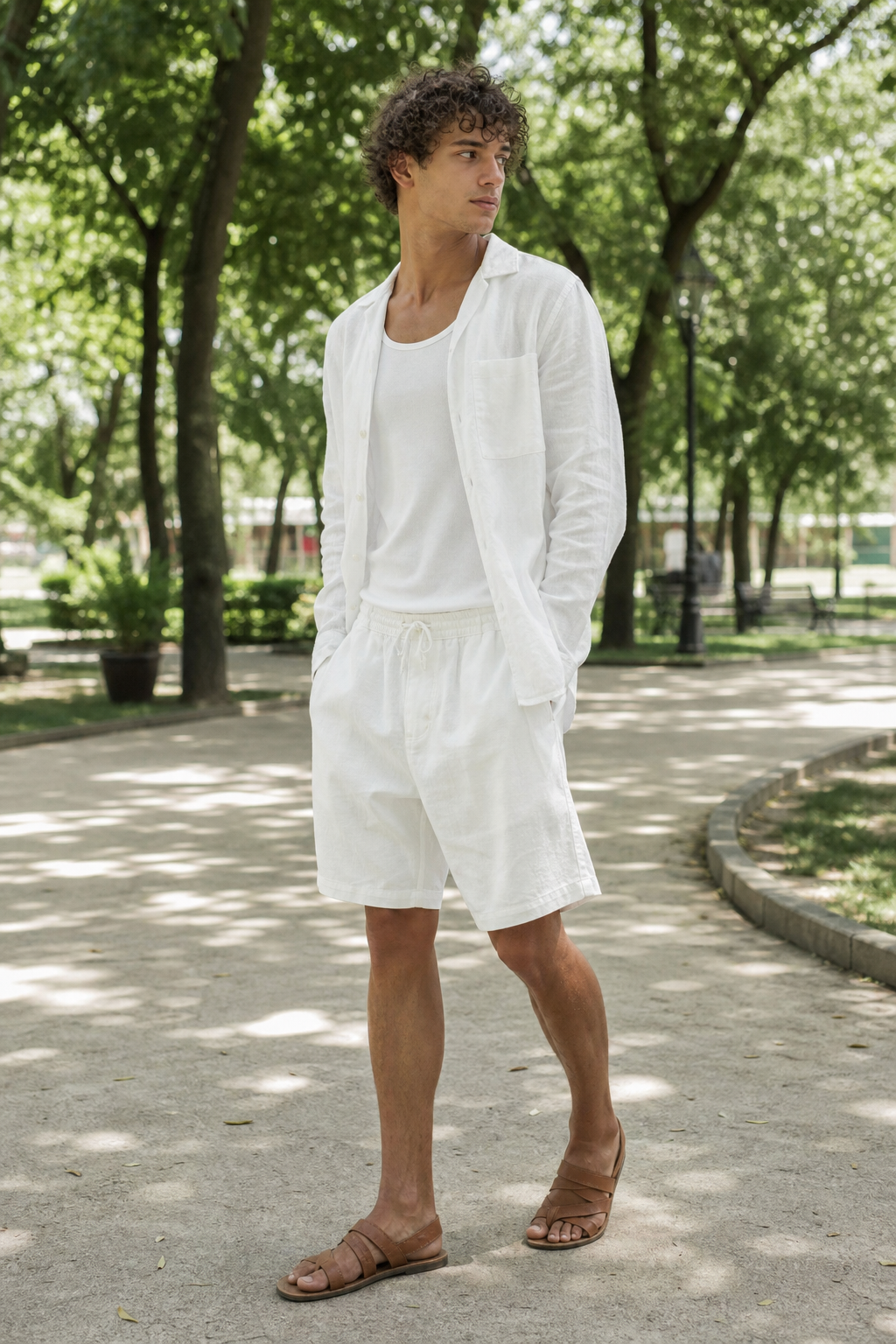 Open Linen Beach