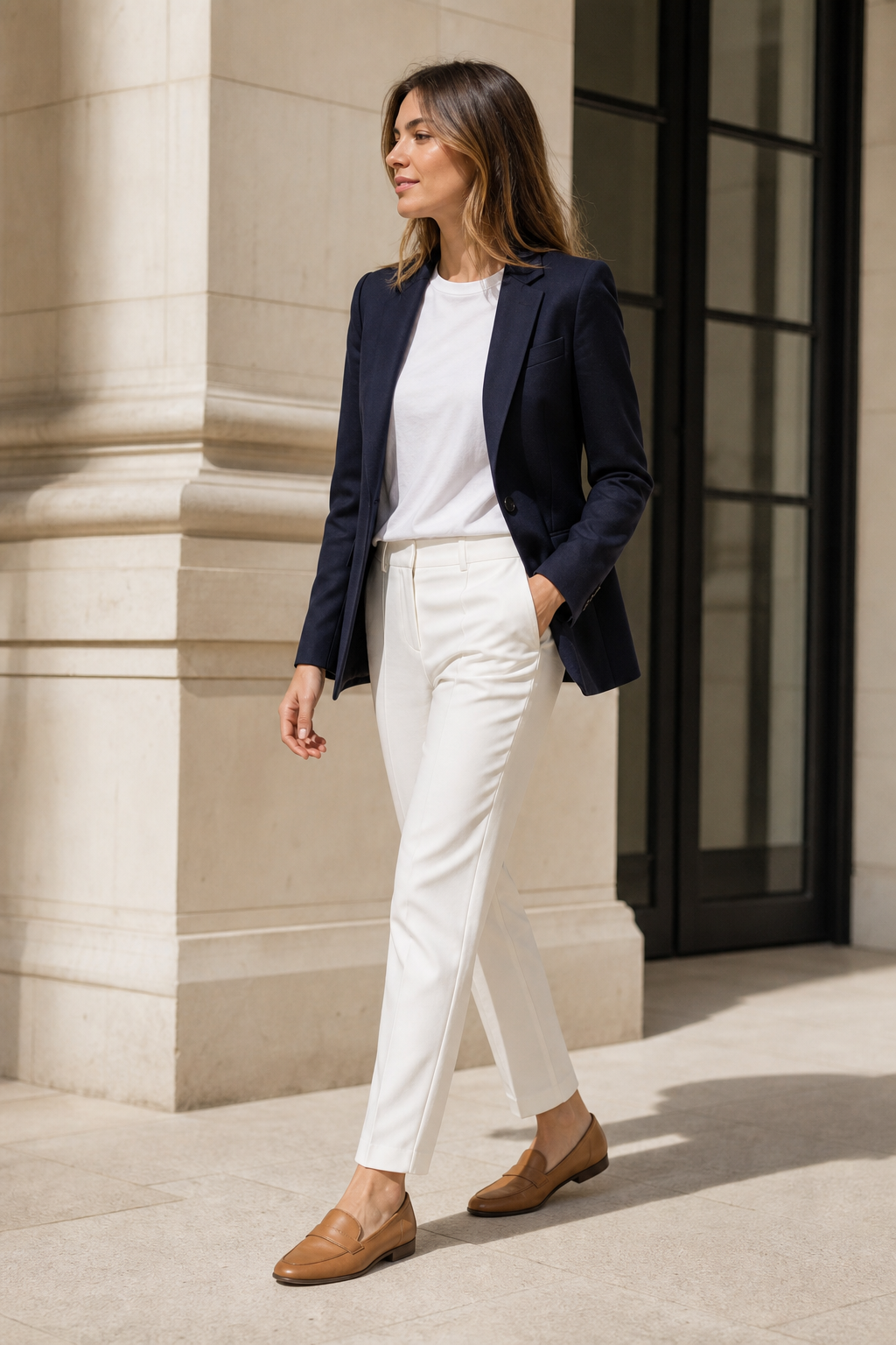 Navy Blazer Office