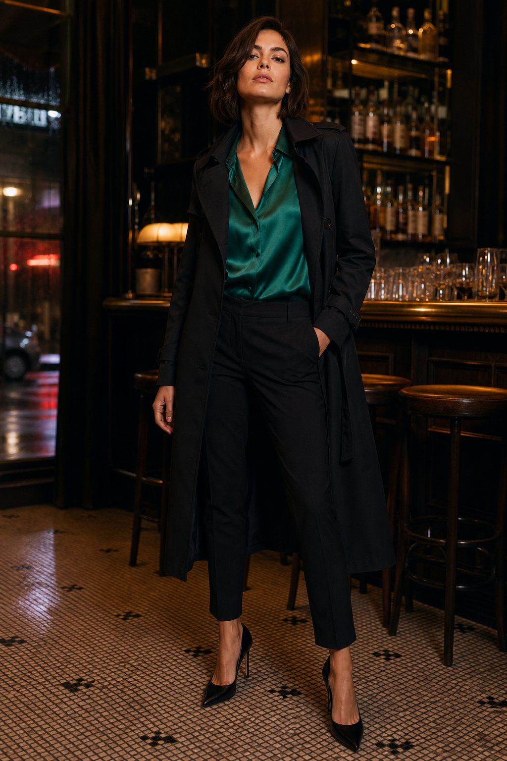 Emerald Satin Night