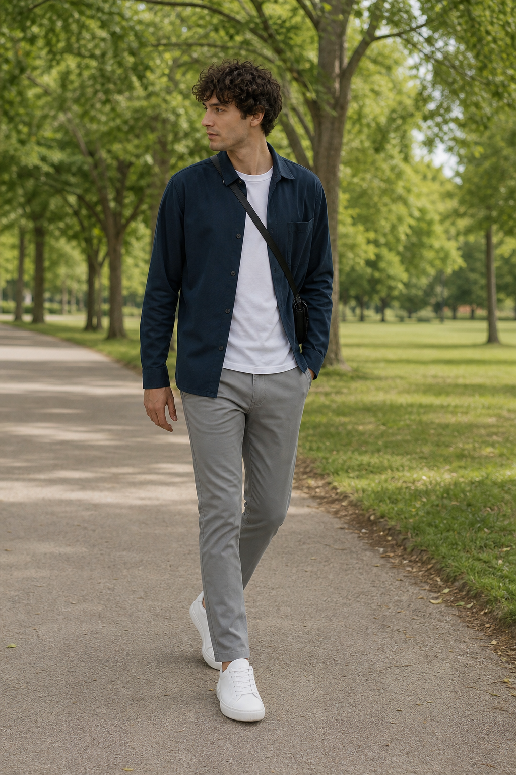 Navy Overshirt Transit