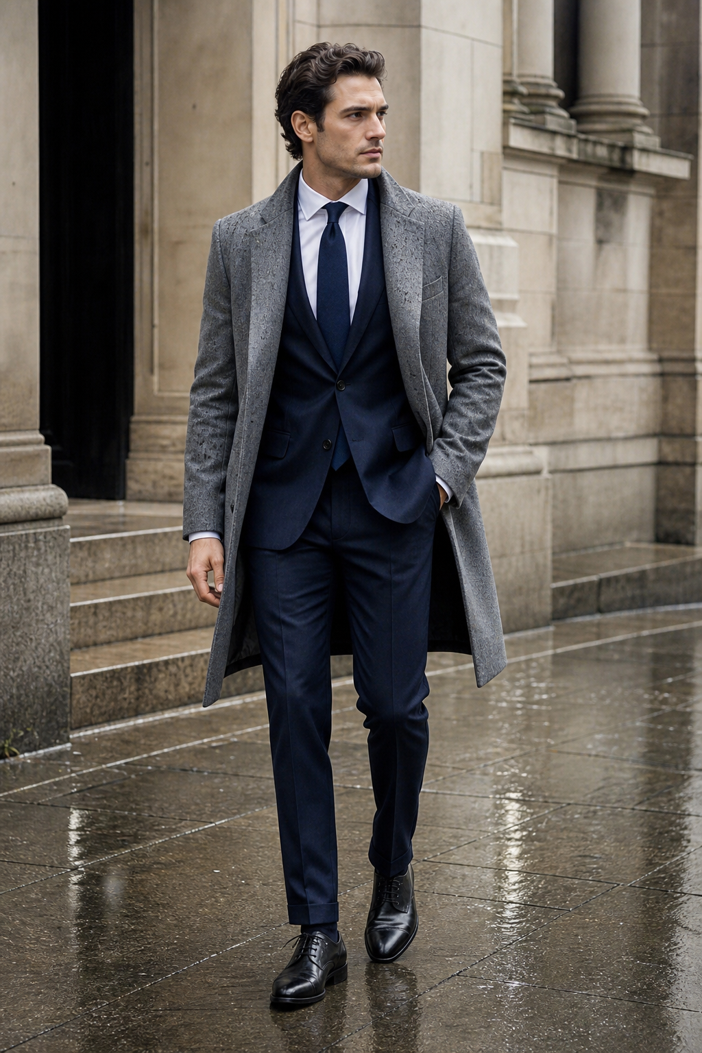 Navy Under Grey